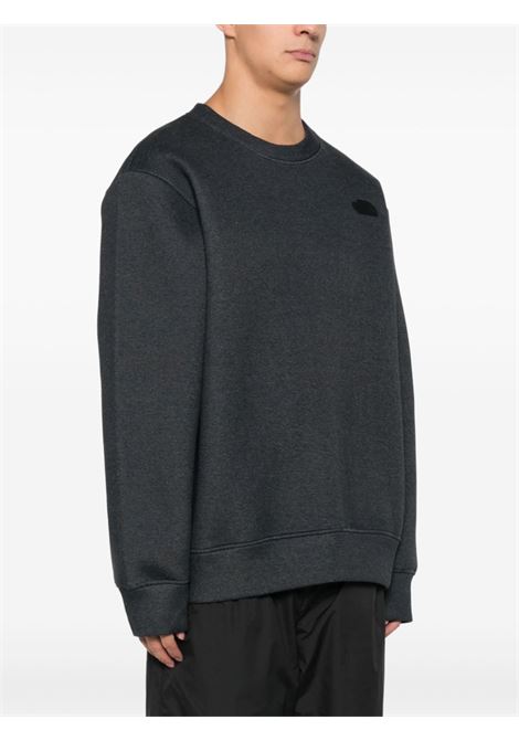 crewneck sweatshirt man black heather in cotton THE NORTH FACE | NF0A8AMAKS71